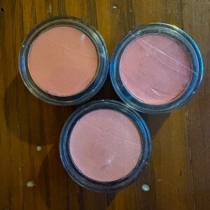 Merle Norman Luxiva Creme Blush Trio Pink Voile Mauve Silk Velvet Mauve .08 Mini